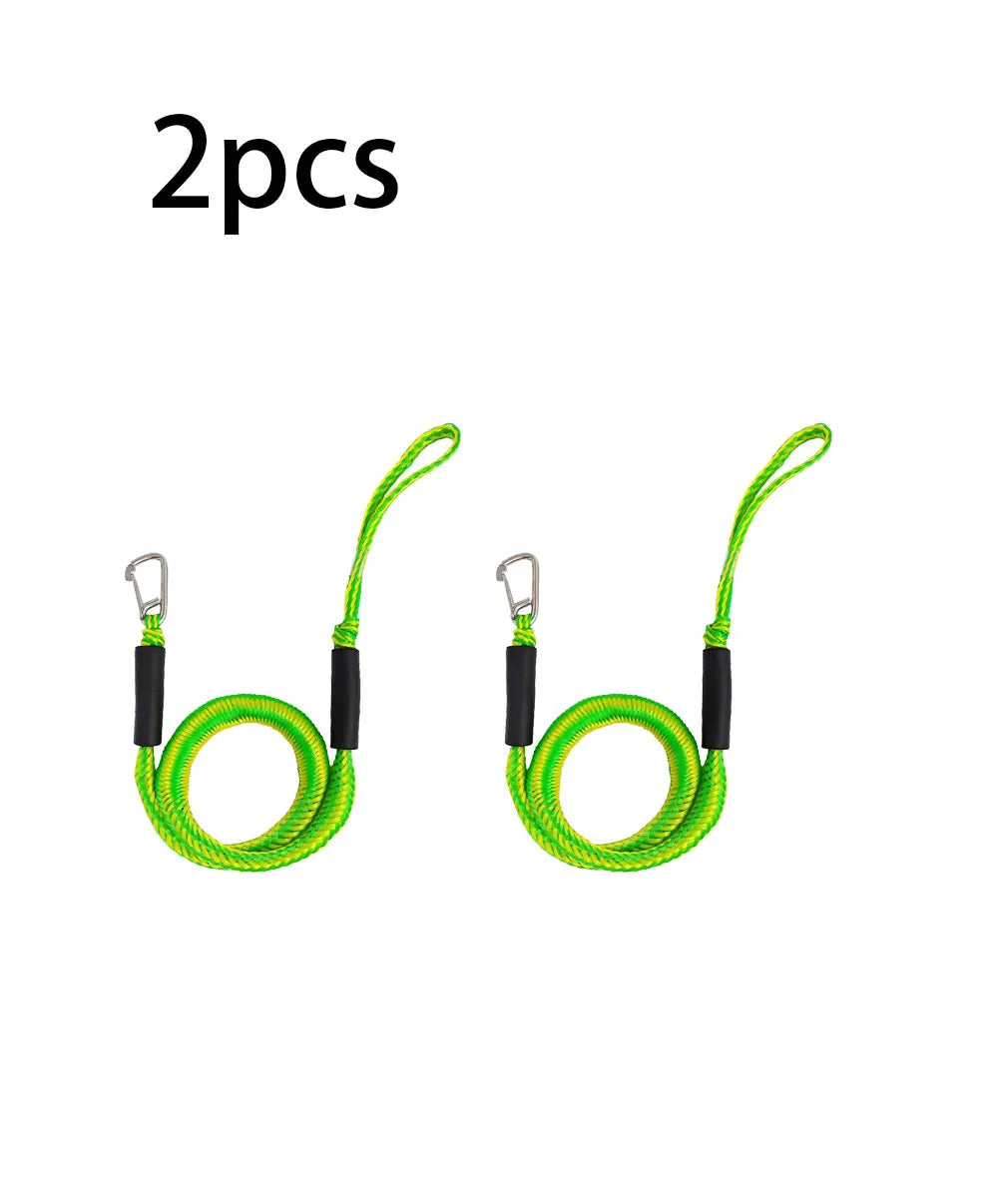 Dock Lines Elastic Marine  Ties for Kayak Watercraft Jet Ski Pontoon Canoe Power Boat