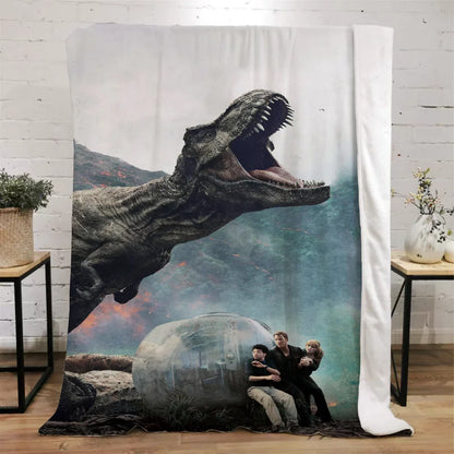Jurassic Park Thick Blanket