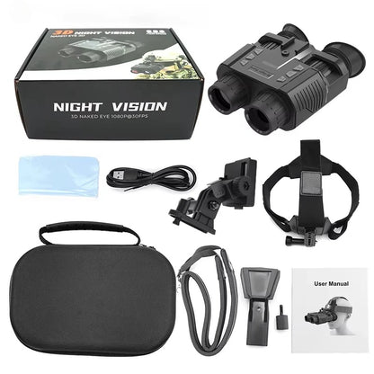 Long Range Helmet Mounted  Digital Infrared Night Vision Binoculars