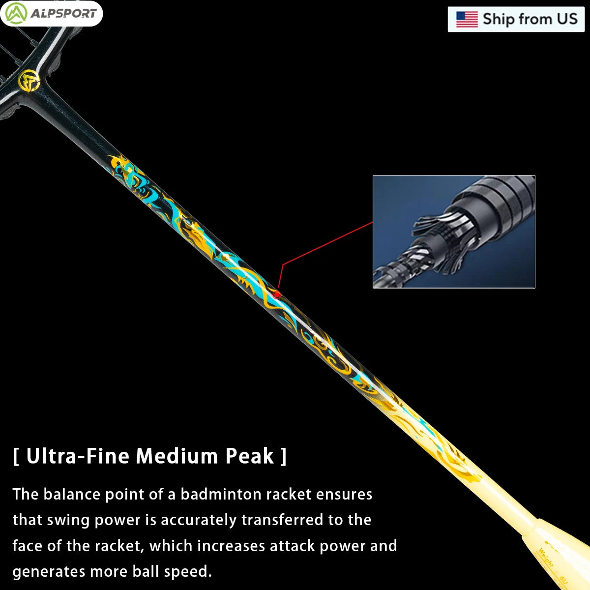 Carbon Fiber Badminton Racket