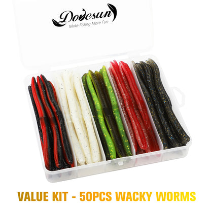 50PCS Wacky Worm