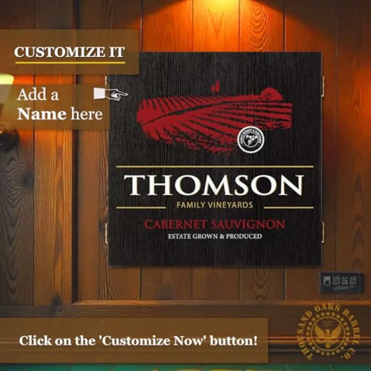 Personalized Dartboard and Cabinet Set with 6 Steel Tip Darts