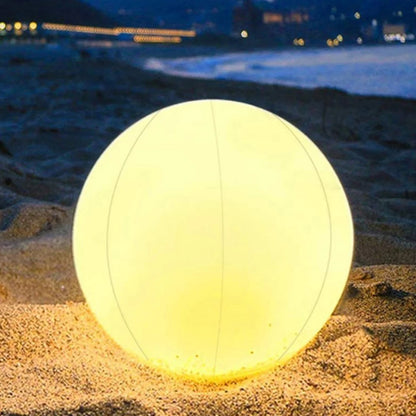 Outdoor LED Garden Ball , Inflatable Pool Ball