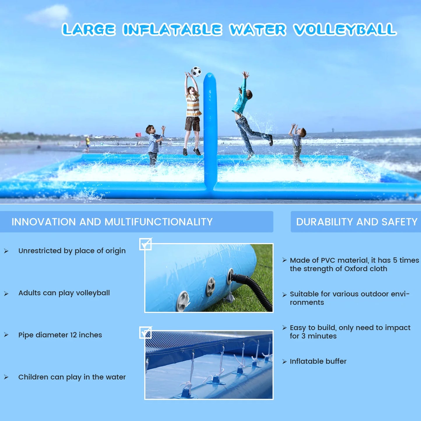 A Portable Outdoor Volleyball Court