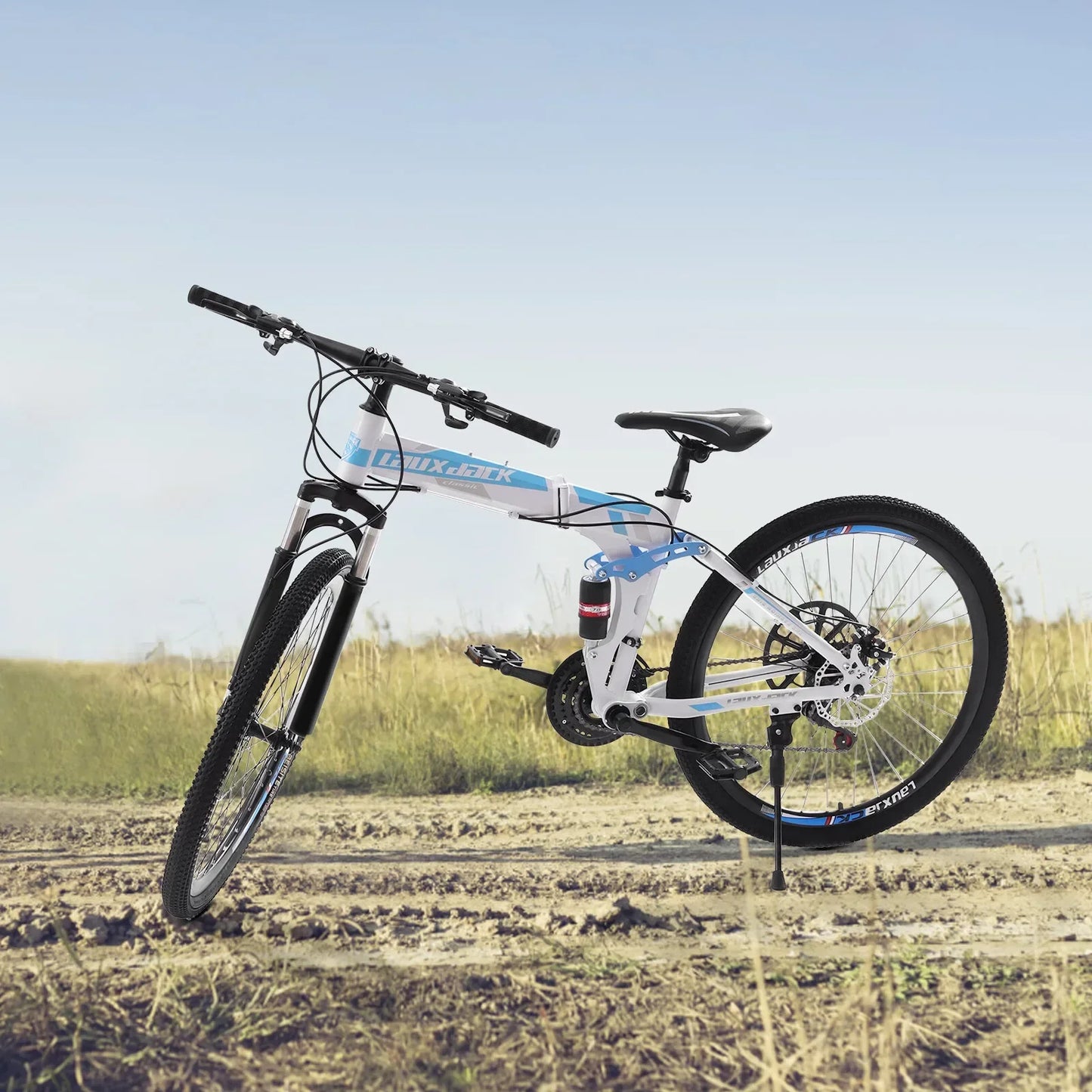 26" Foldable Mountain Bike for Men - 21-Speed