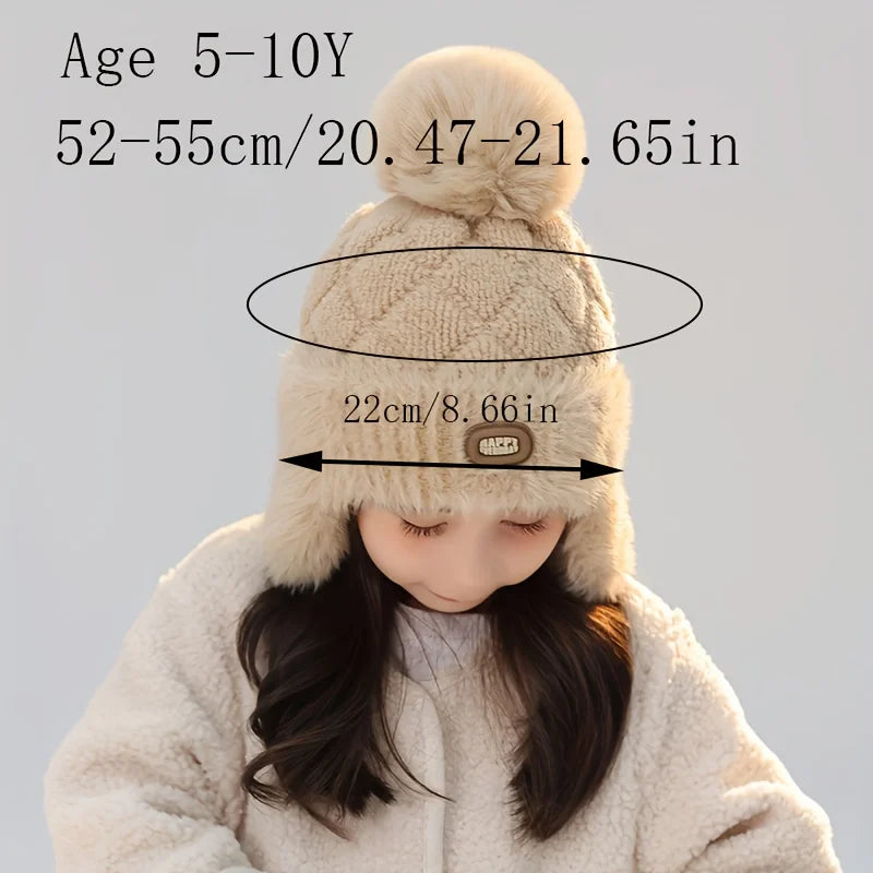 Kids Winter Hat with Ear Flaps