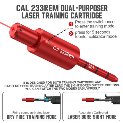 223REM multifunctional magnetic red green light trainer