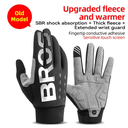 Touchscreen-Compatible Cycling Gloves