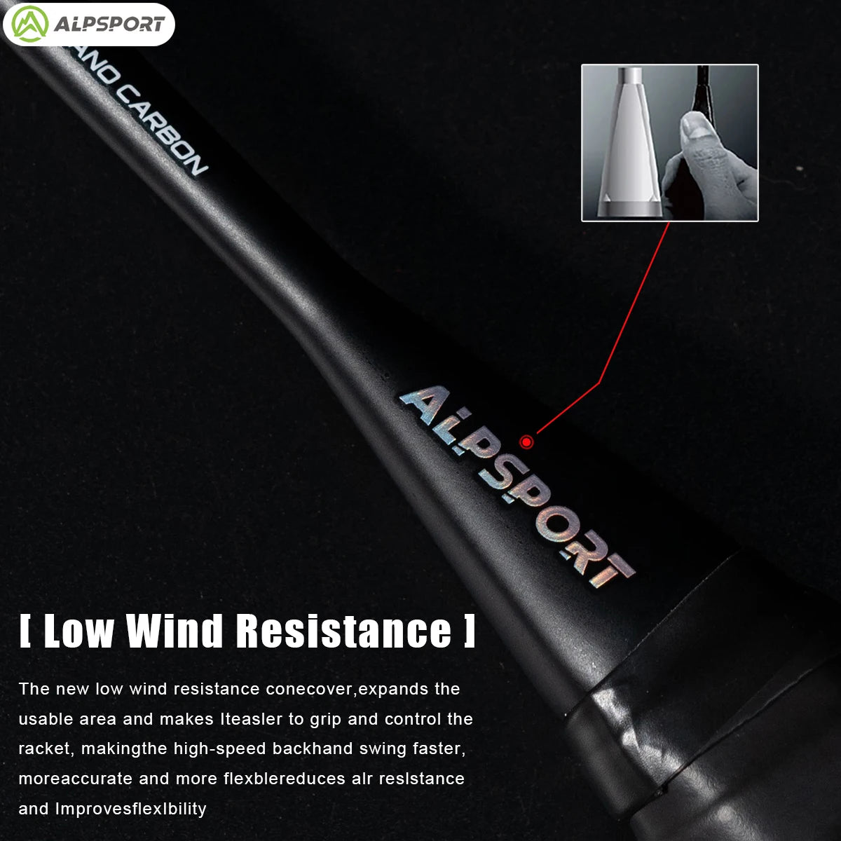 Ultralight 52g T800 BOW 26LBS Badminton Racket