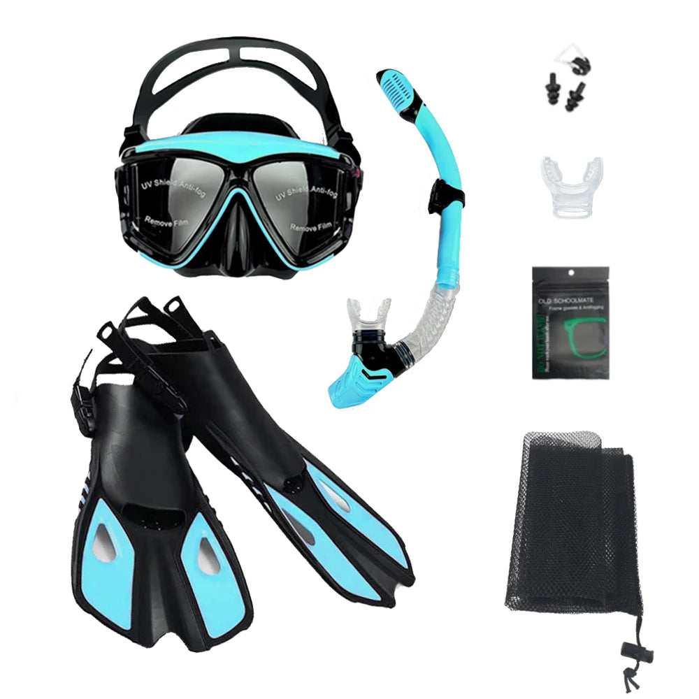 Mask Fins Snorkel Set