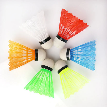 12PCS Plastic Badminton White Shuttlecocks