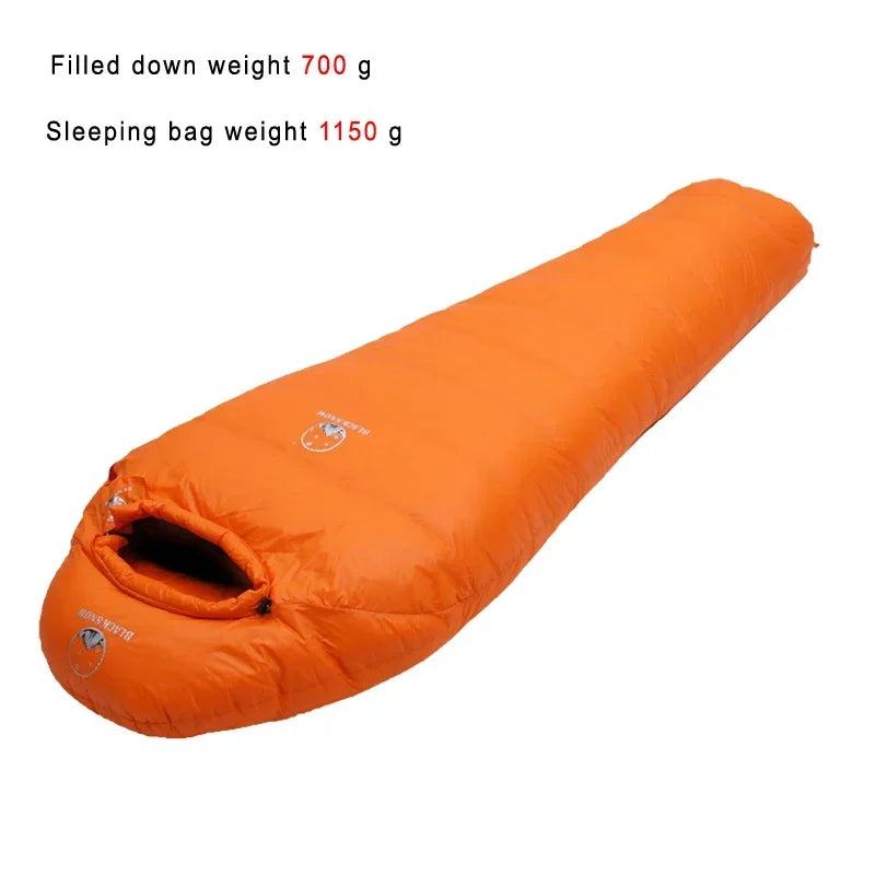 Goose Down Filled Adult Mummy Style Sleeping Bag