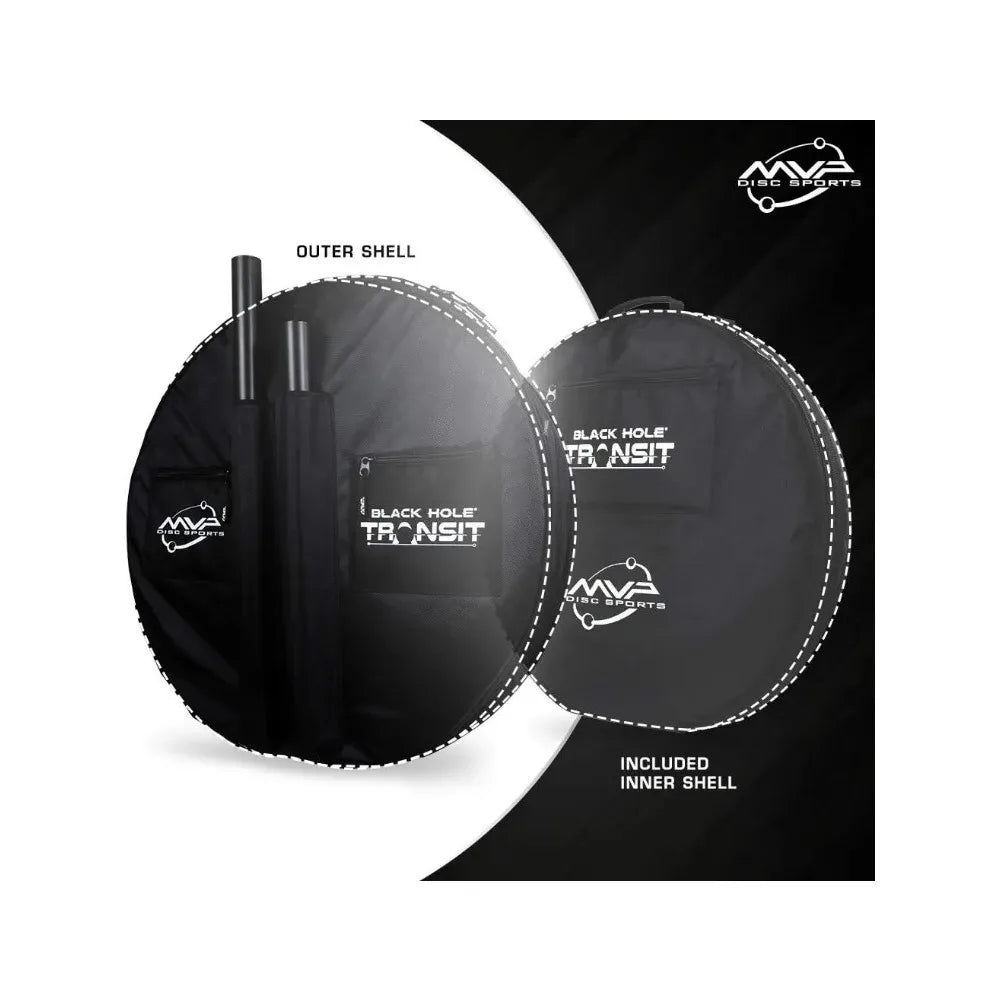 Black Hole Pro 24 Chain Disc Golf Basket with Transit Bag Targets & Baskets