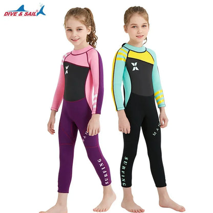 2.5MM Neoprene  Girl Thermal Wetsuits