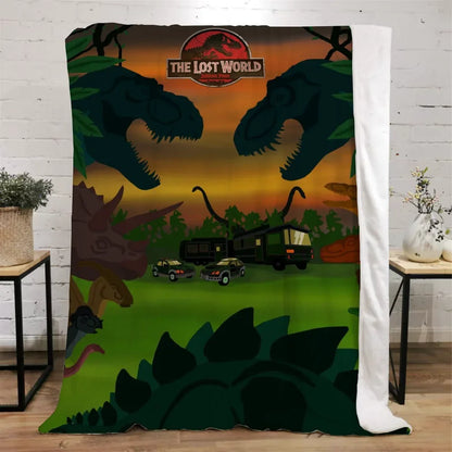 Jurassic Park Thick Blanket