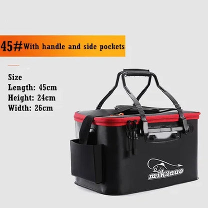 Portable Folding Fishing Bag  With Oxygen Pump