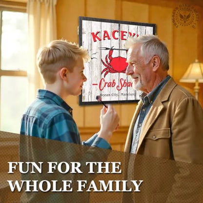 Personalized Dartboard and Cabinet Set with 6 Steel Tip Darts