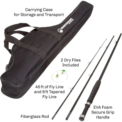 Fly Fishing Rod and Reel Combo