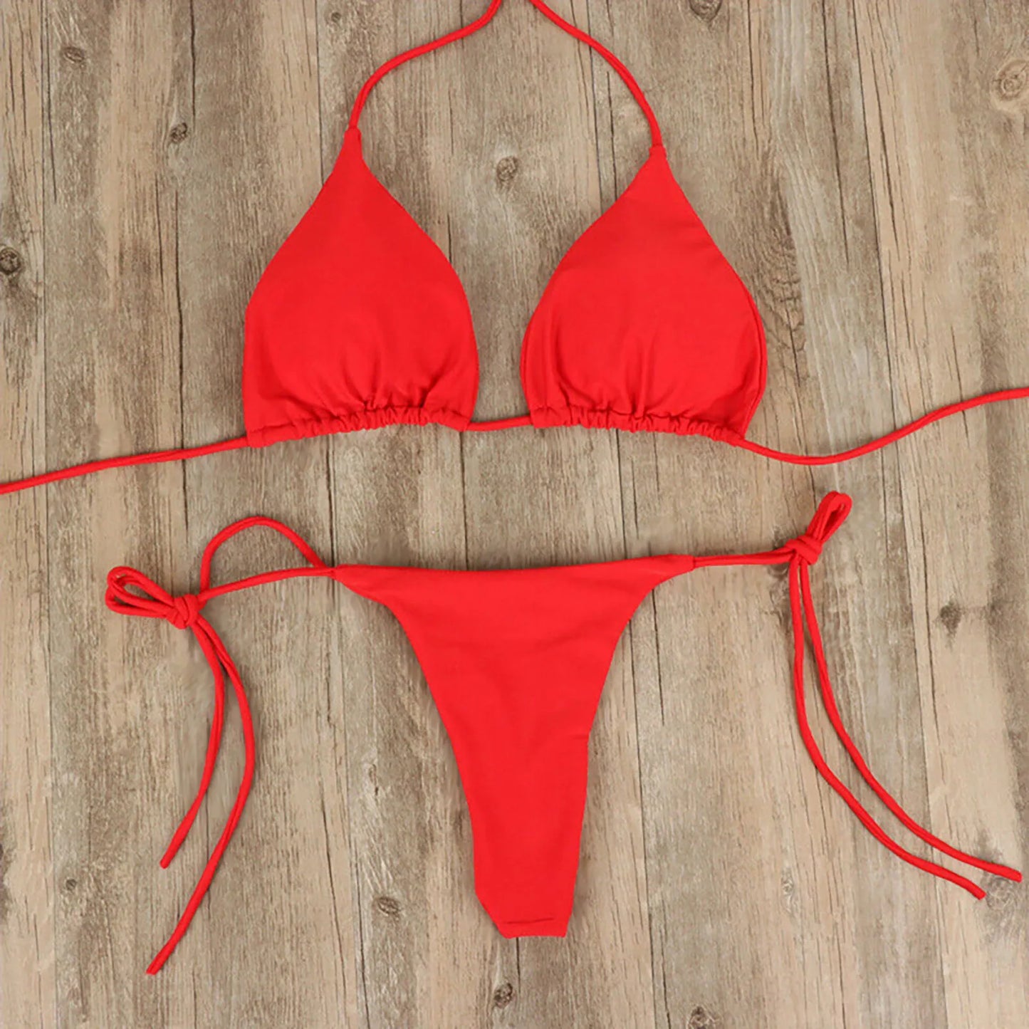 Women Bikini Set Side Tie