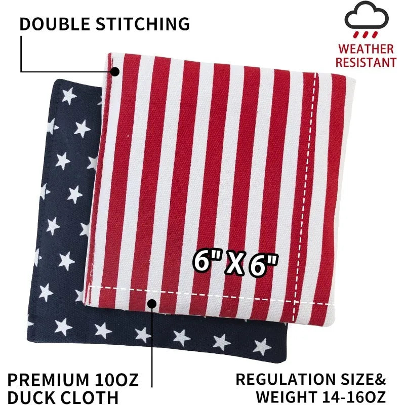 Wood Cornhole Boards Set,