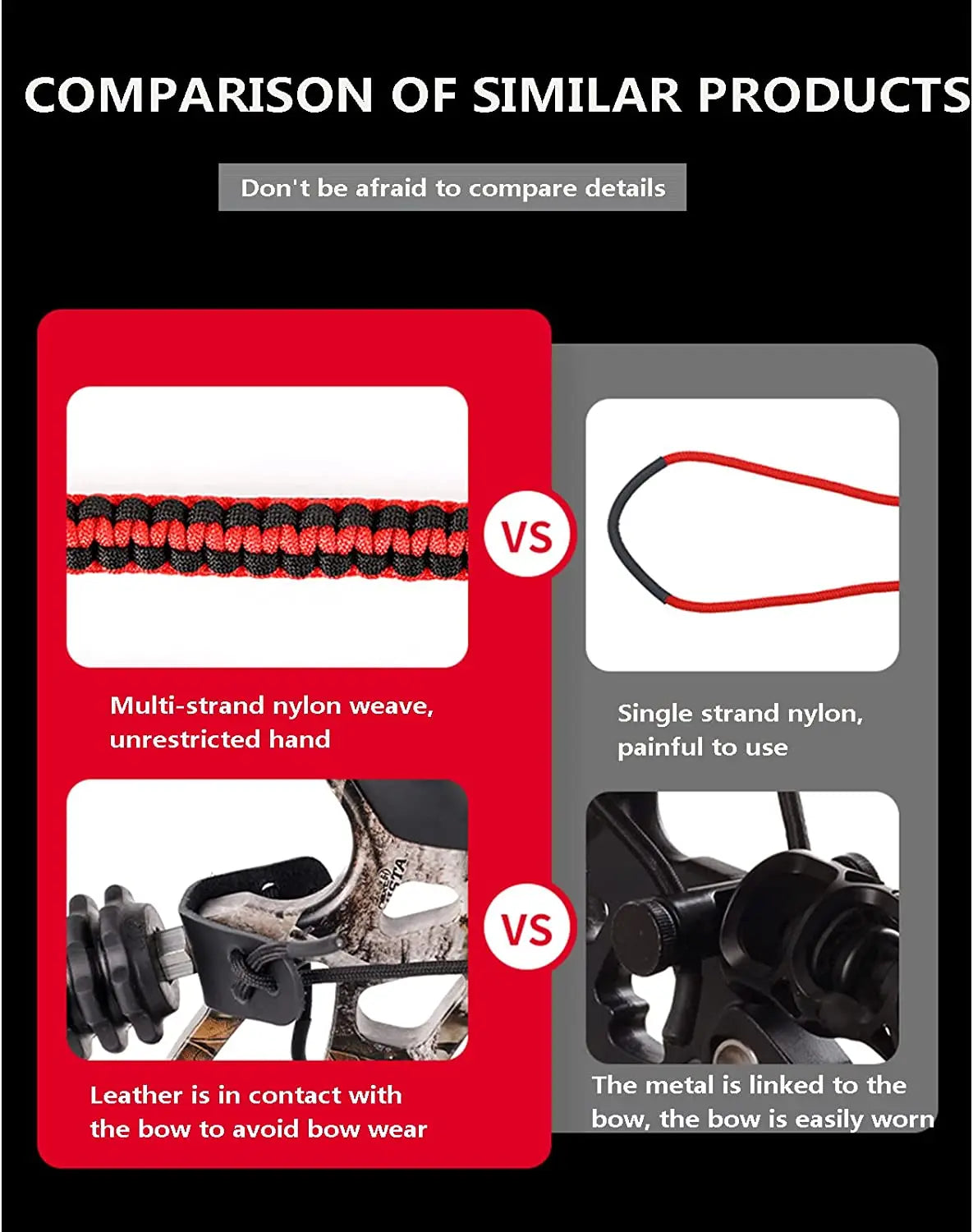 - Compound Bow Wrist Strap 550 Paracord