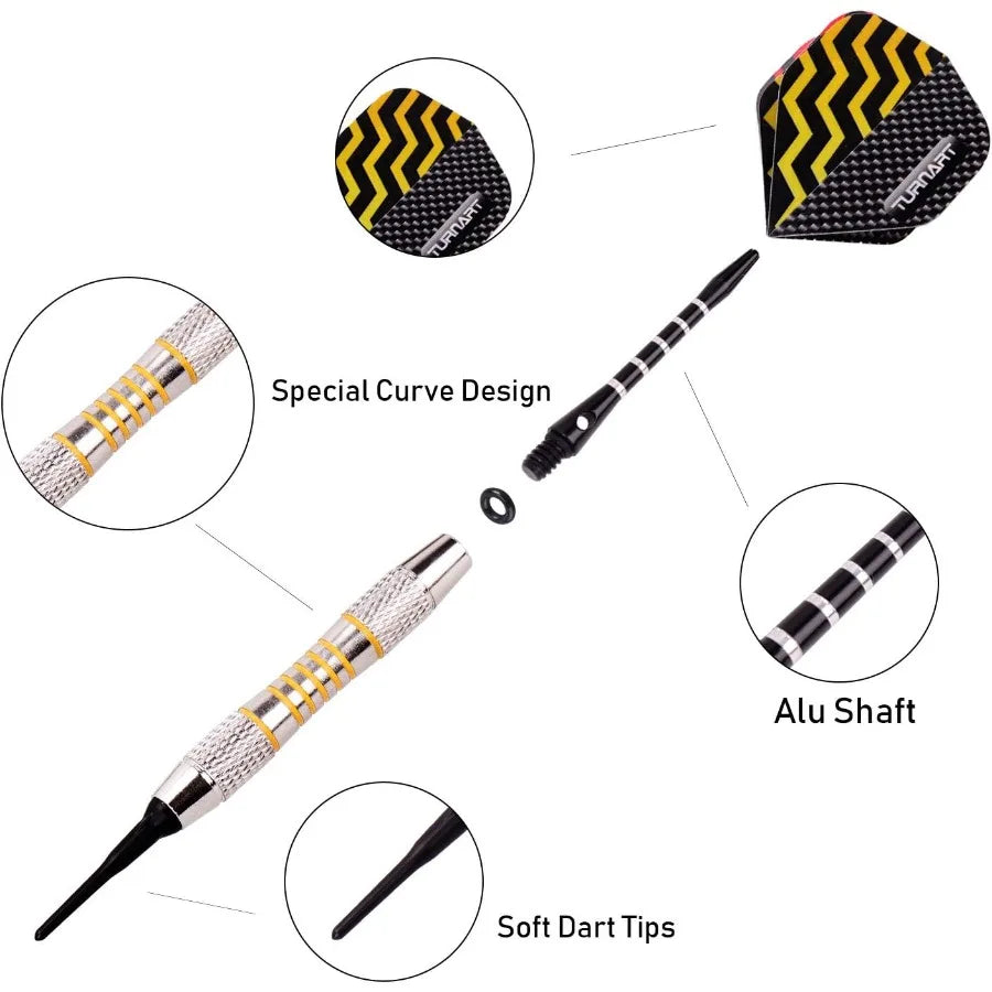 Professional Soft Tip Darts Set
