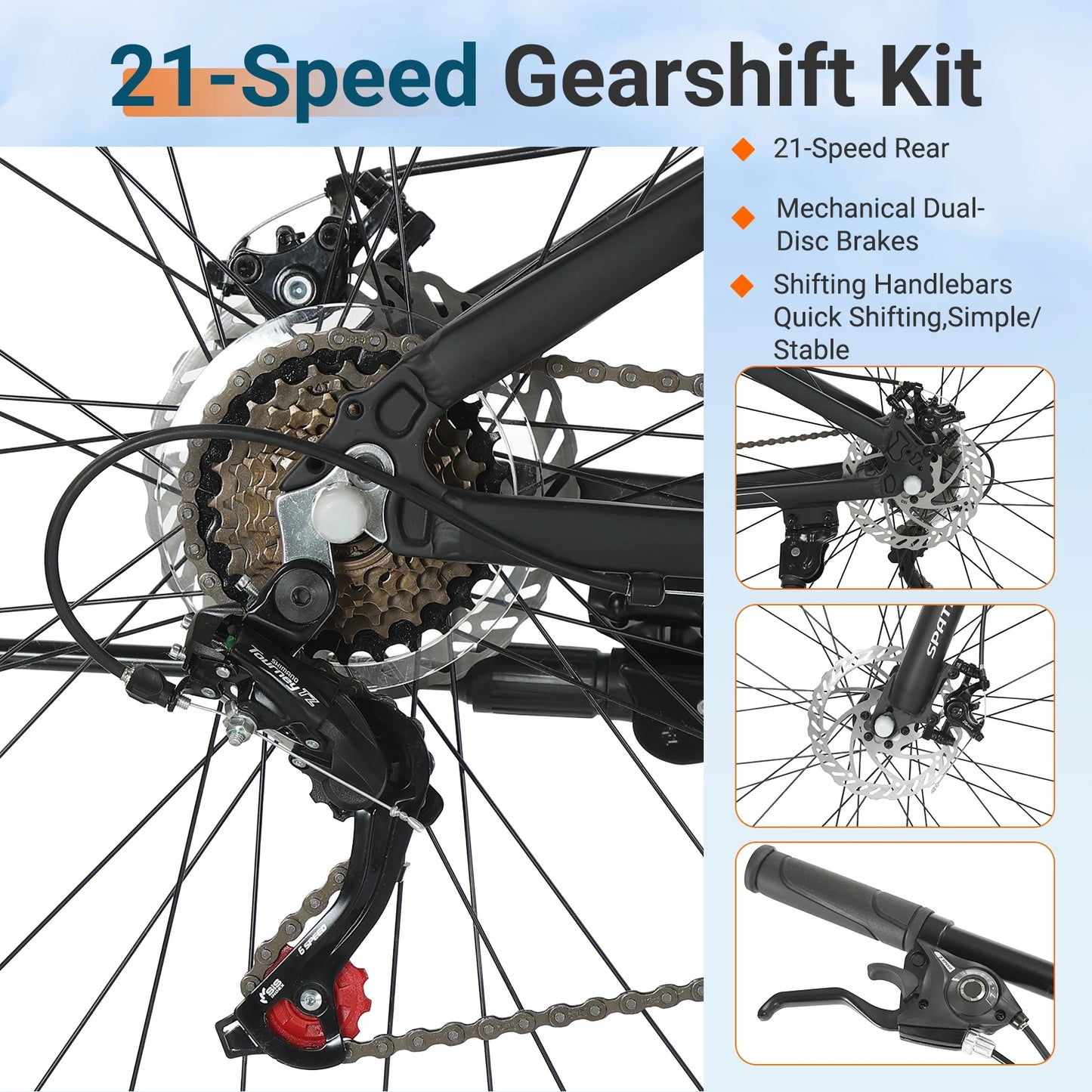 29 Inch Mountain Bike 21 Speed