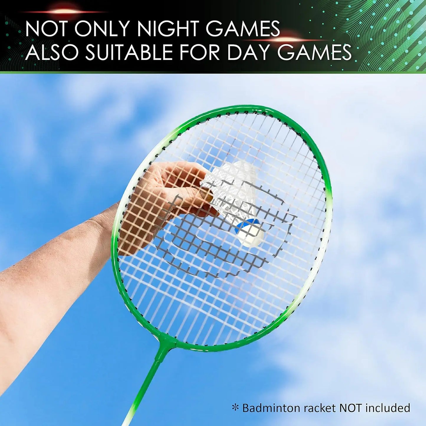Glow in Dark Badminton Shuttlecocks