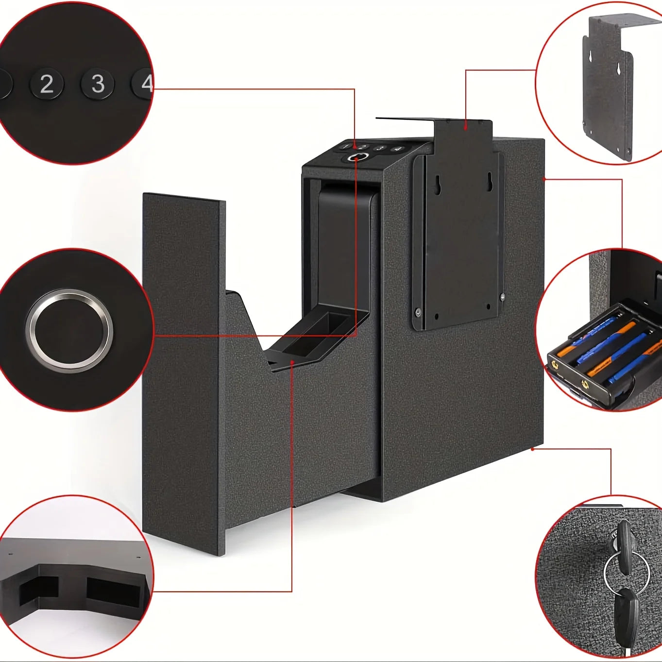 Biometric Slider Handgun Gun Safe