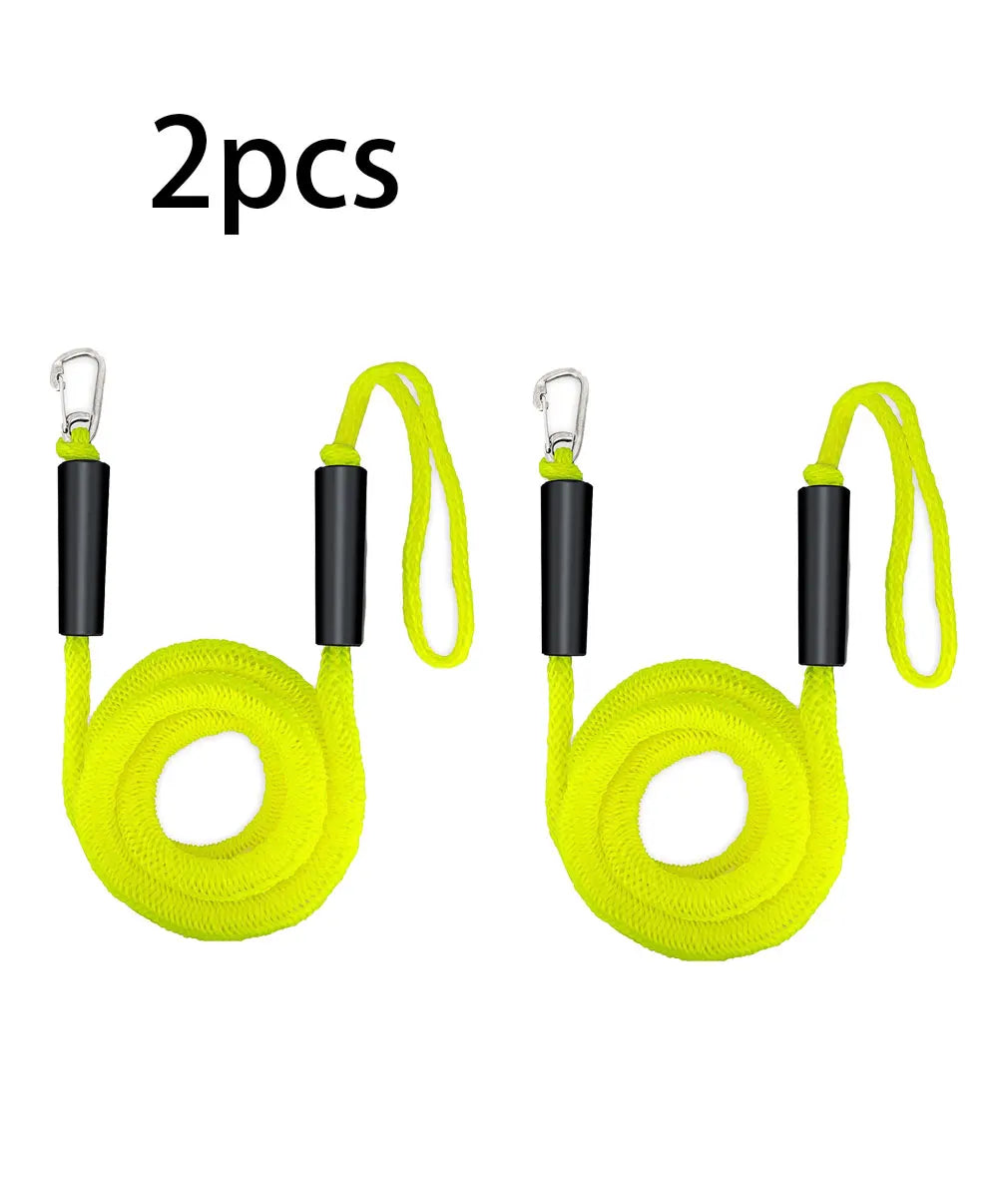 Dock Lines Elastic Marine  Ties for Kayak Watercraft Jet Ski Pontoon Canoe Power Boat