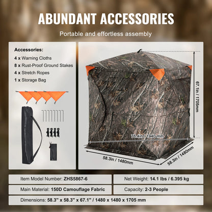 See Through Ground Blind,