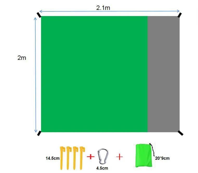 Beach Blanket Super Large 79 x 83 Inch