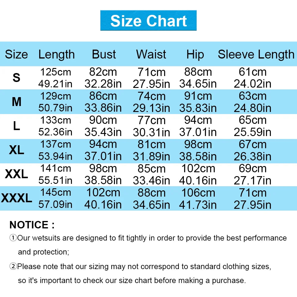 3mm Wetsuits