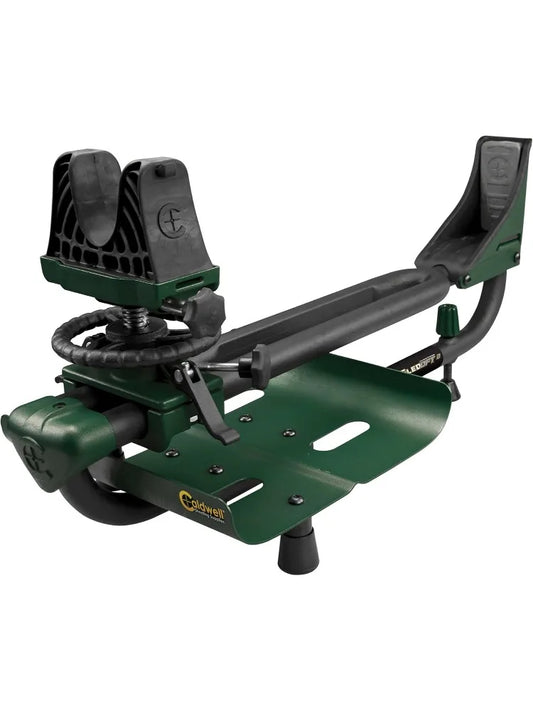 Lead Sled Rifle Shooting Rest with Adjustable Ambidextrous Frame for Recoil Reduction, Sight in, and Stability
