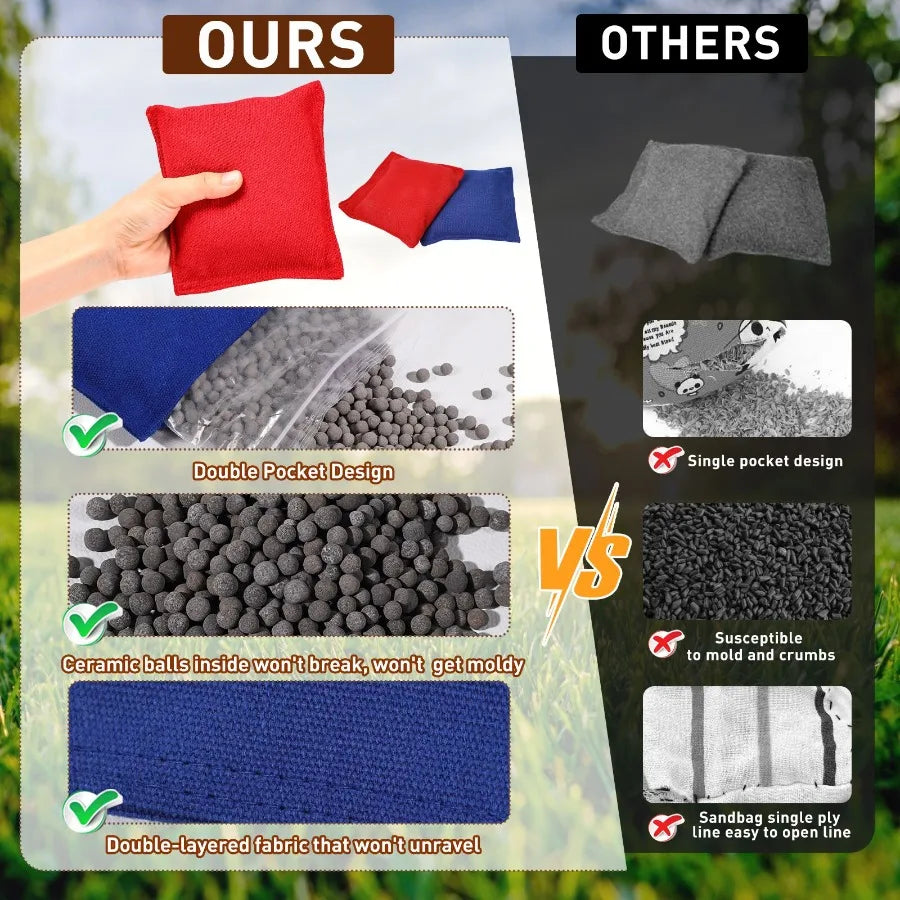 Solid Wood Premium Cornhole