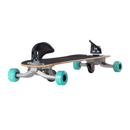 Land snowboarding male and female simulation skiing practice board snowboarding