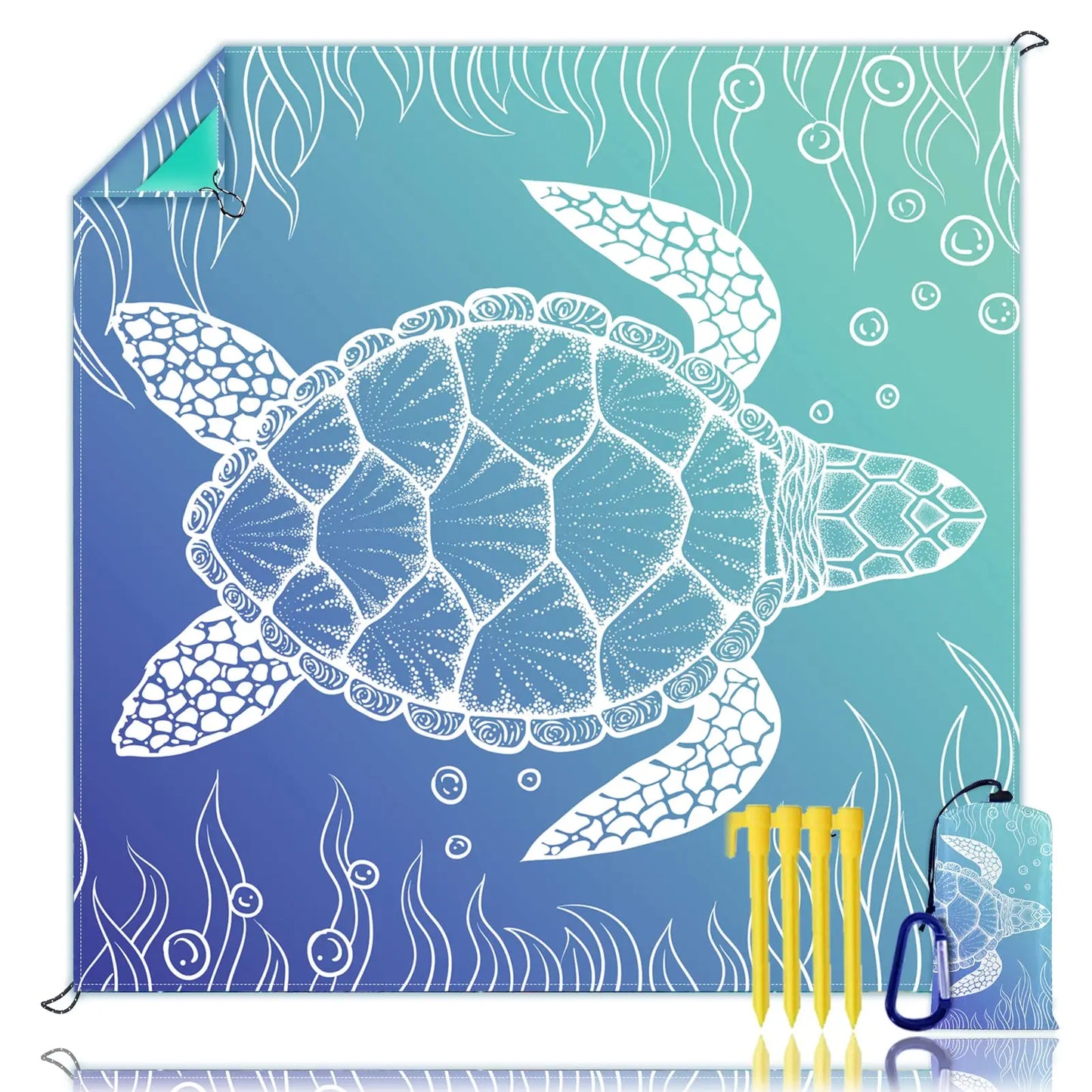 Beach Blanket Super Large 79 x 83 Inch