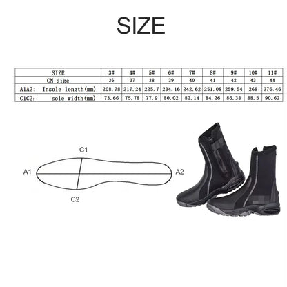 5mm Neoprene Dive Boots