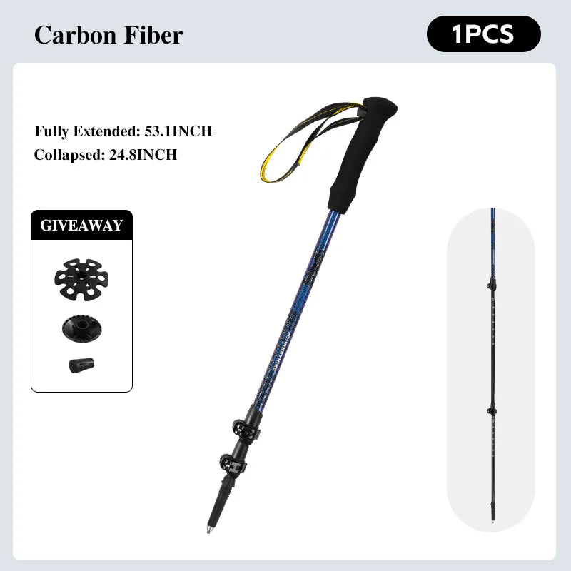 Ultralight Carbon Fiber Trekking Poles