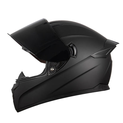 Full Face Motorcycle Helmet - Dual Lens DOT Certified