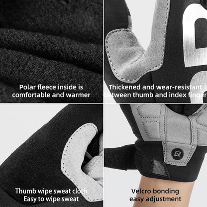 Touchscreen-Compatible Cycling Gloves