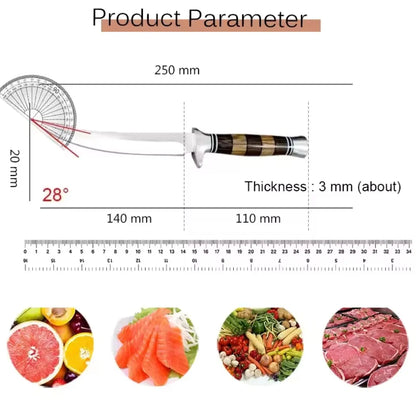 Stainless Steel Fish Filleting/ Boning Knife