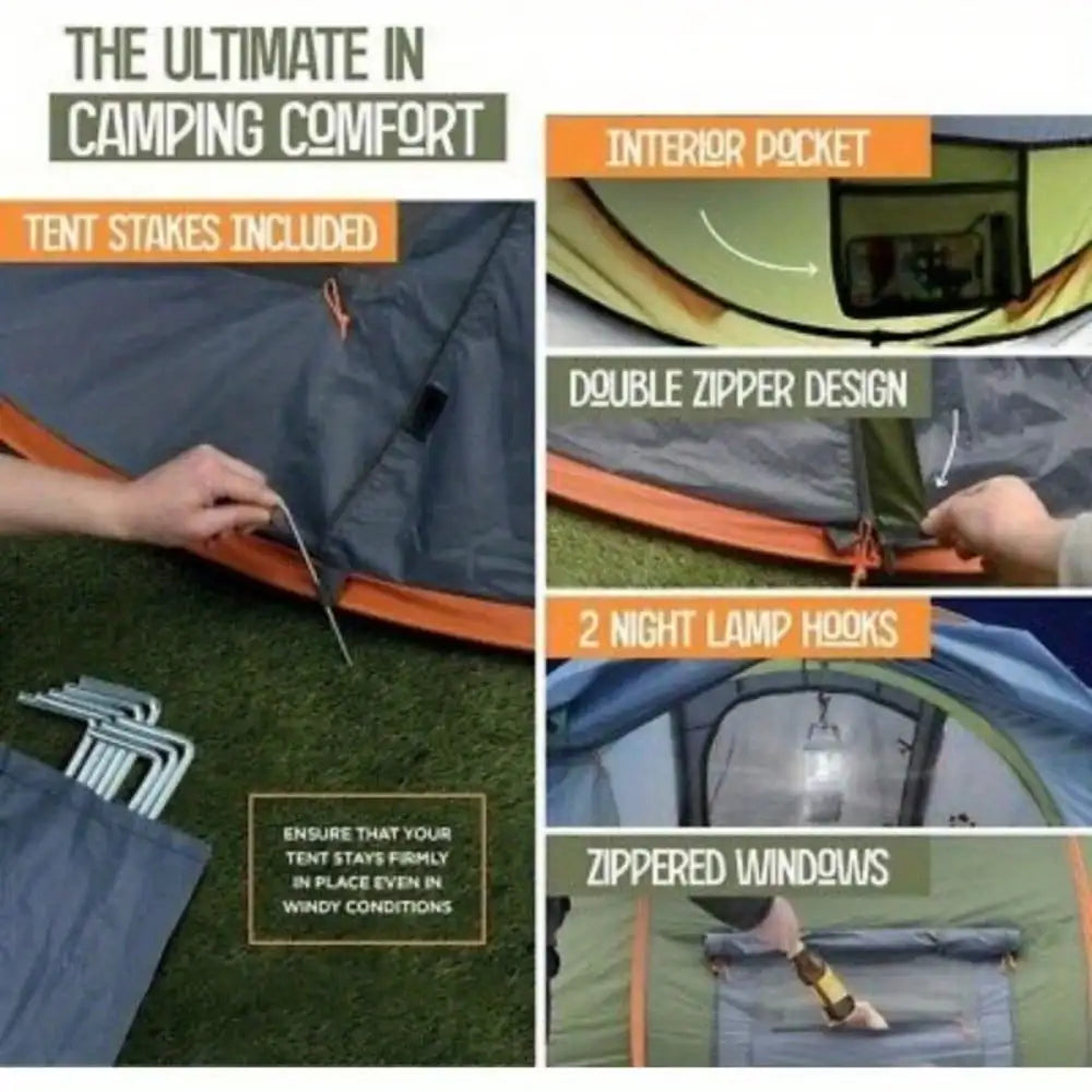 4-PersonPop Up Tent