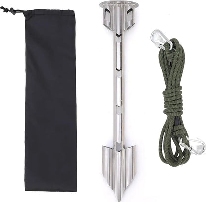 17'' Stainless Steel Anchor，Boat Anchor, Kayak Anchor Jet Ski Anchor PWC Anchor Shallow Water Anchor,Sand Anchor for Small Boat