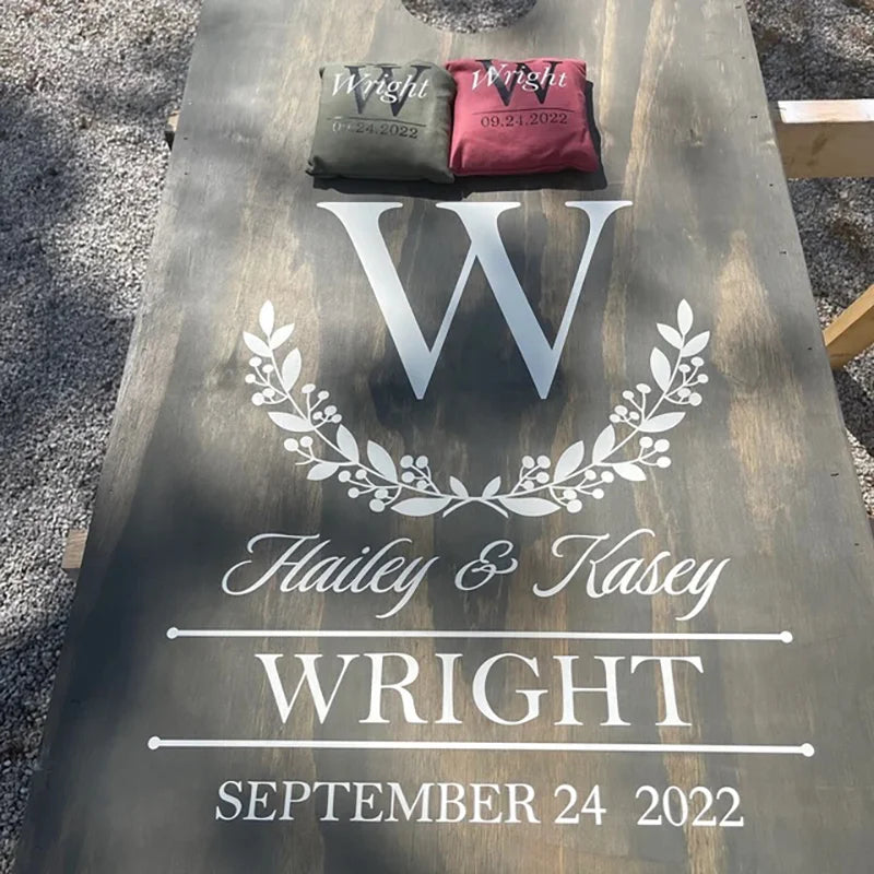 Custom Corn Hole Decal