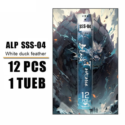 12PCS/1 tube White duck feather Badminton