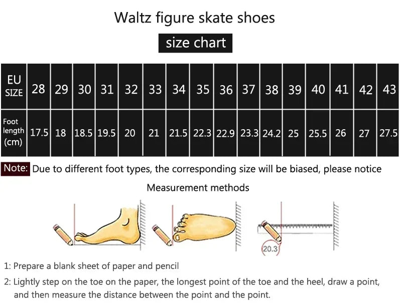 Professional Ice Figure Skates