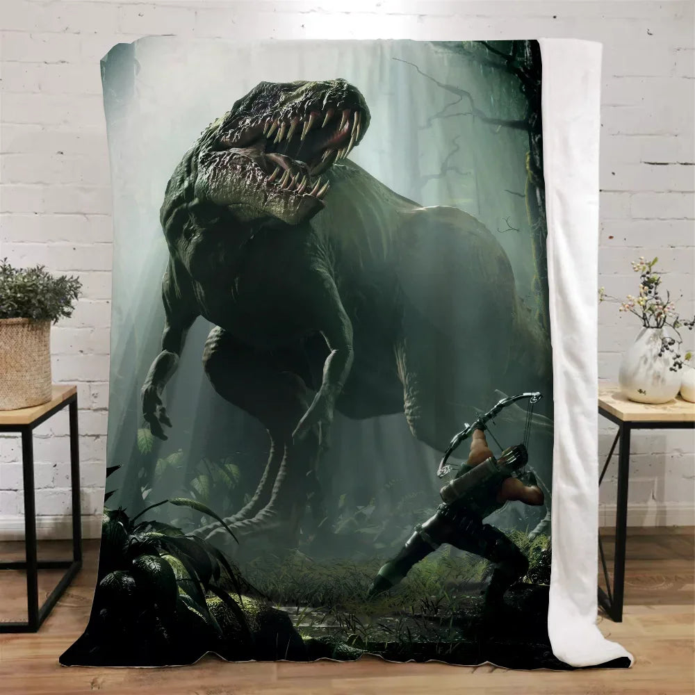 Jurassic Park Thick Blanket