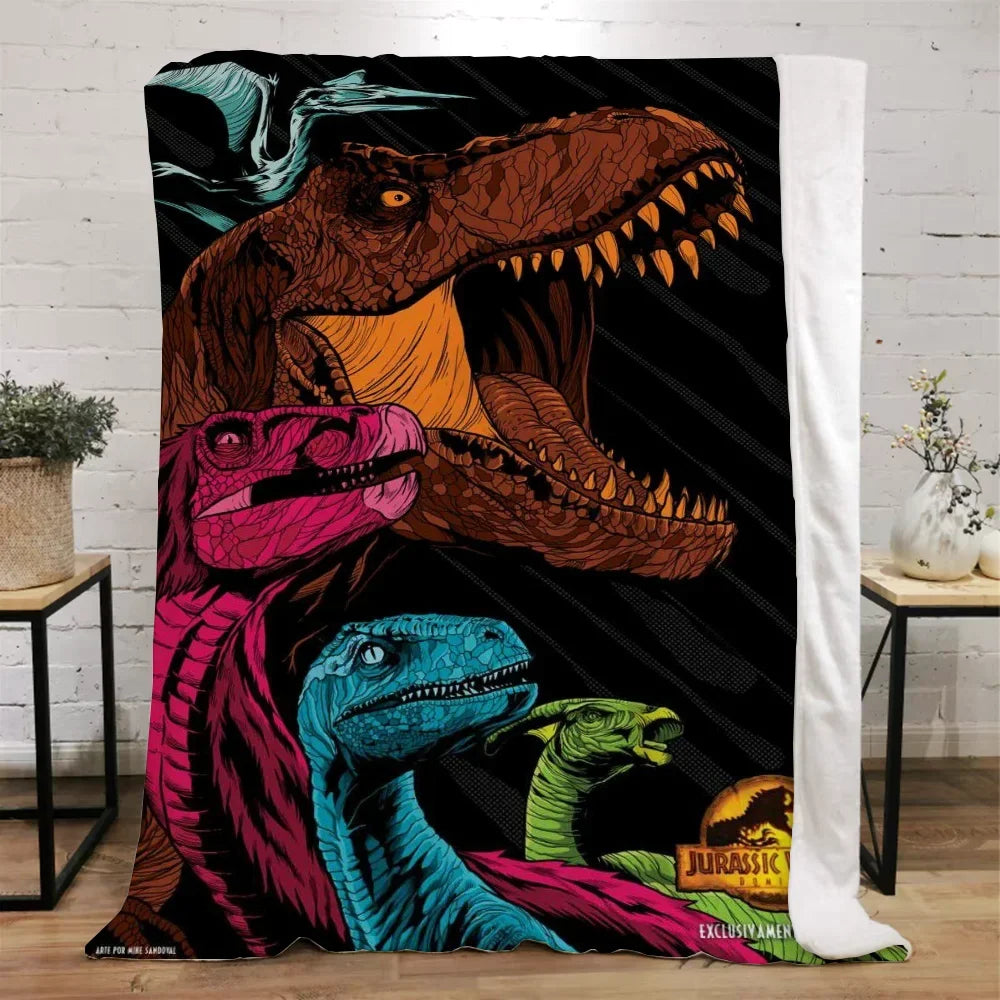 Jurassic Park Thick Blanket