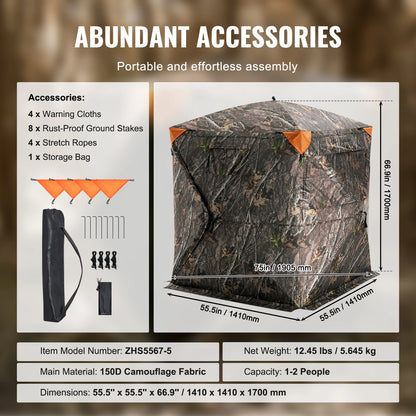 See Through Ground Blind,